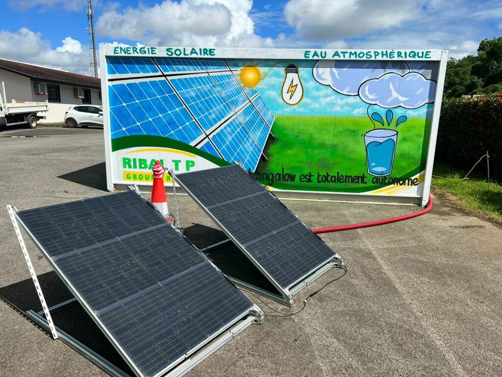 Colas Ribal TP - bungalow de chantier bas-carbone et autonome en eau et énergie